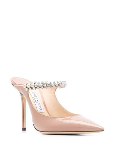 JIMMY CHOO Bing 100mm mules outlook