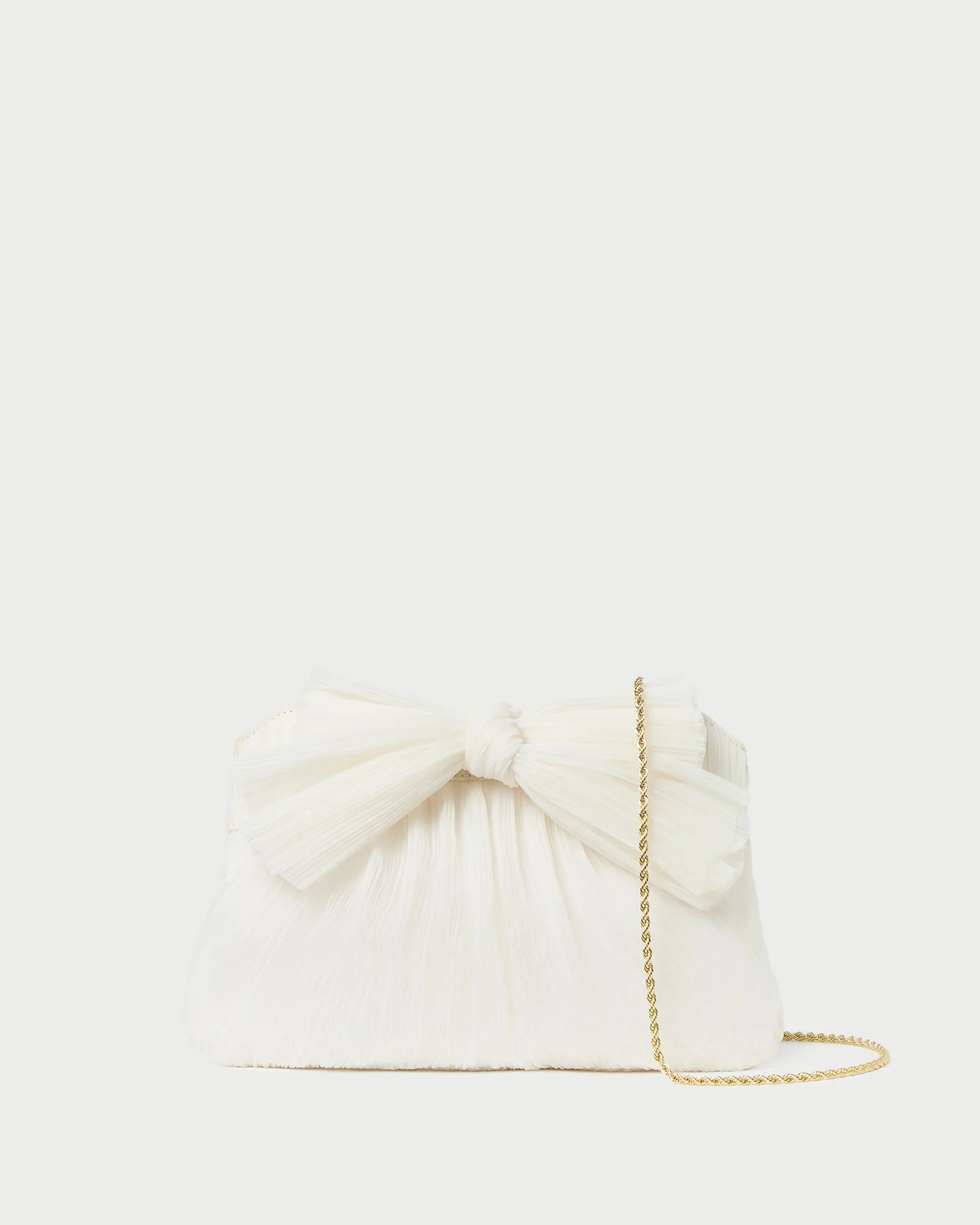 Rayne Pearl Bow Clutch - 1