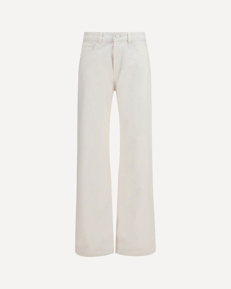 High-rise straight-leg Jeans in cotton 1