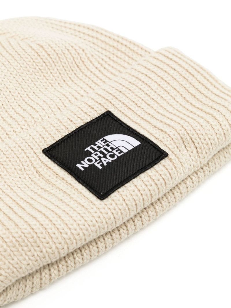 The North Face logo-patched beanie hat outlook