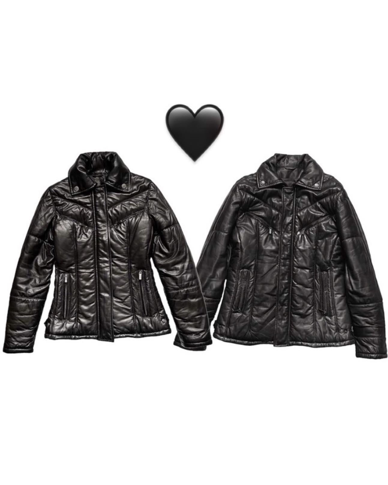 Gucci Fall 1998 Tom Ford Lambskin Leather Quilted Down Puffer Jacket 40 - 3