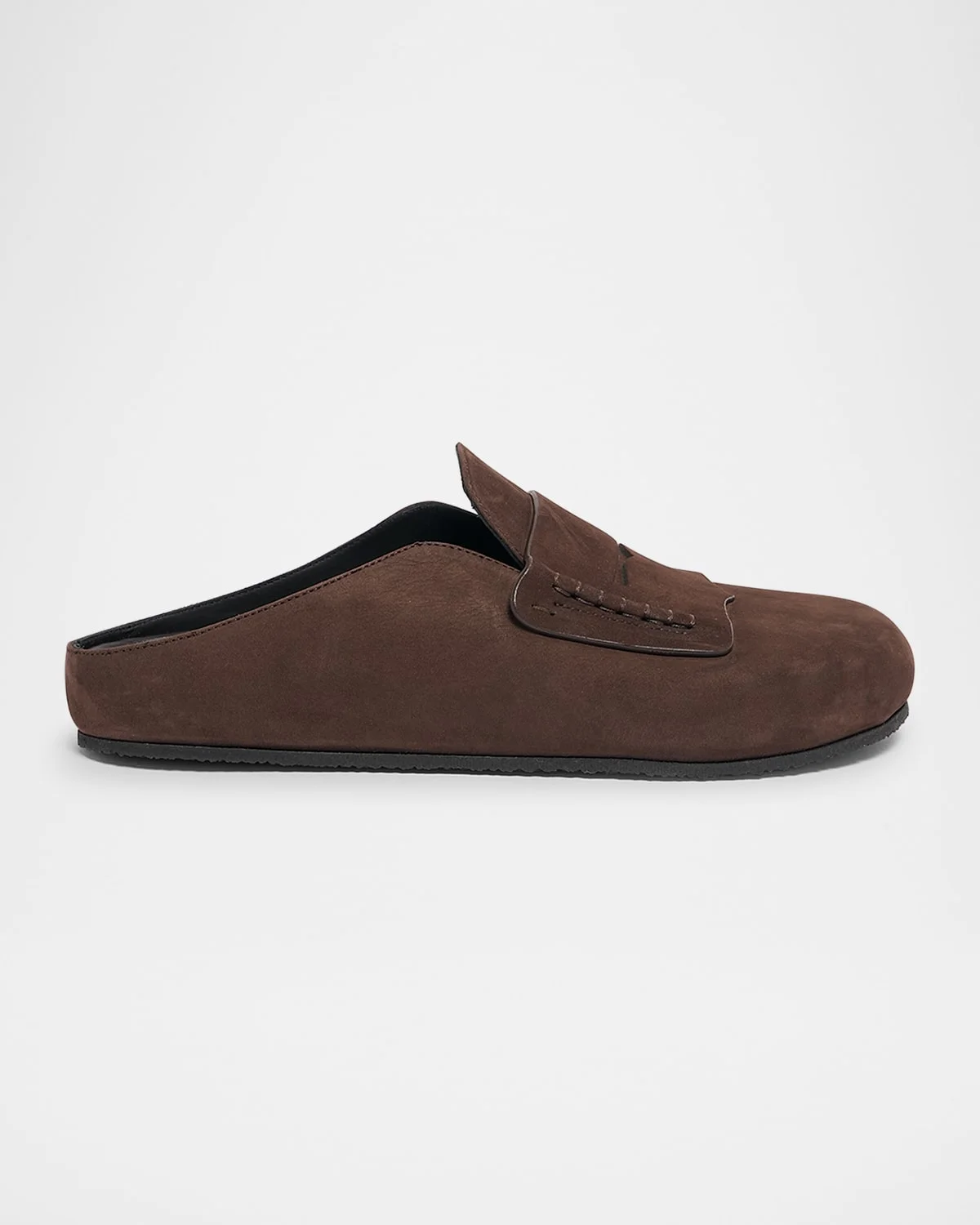 Les Mocassin Suede Mules - 1