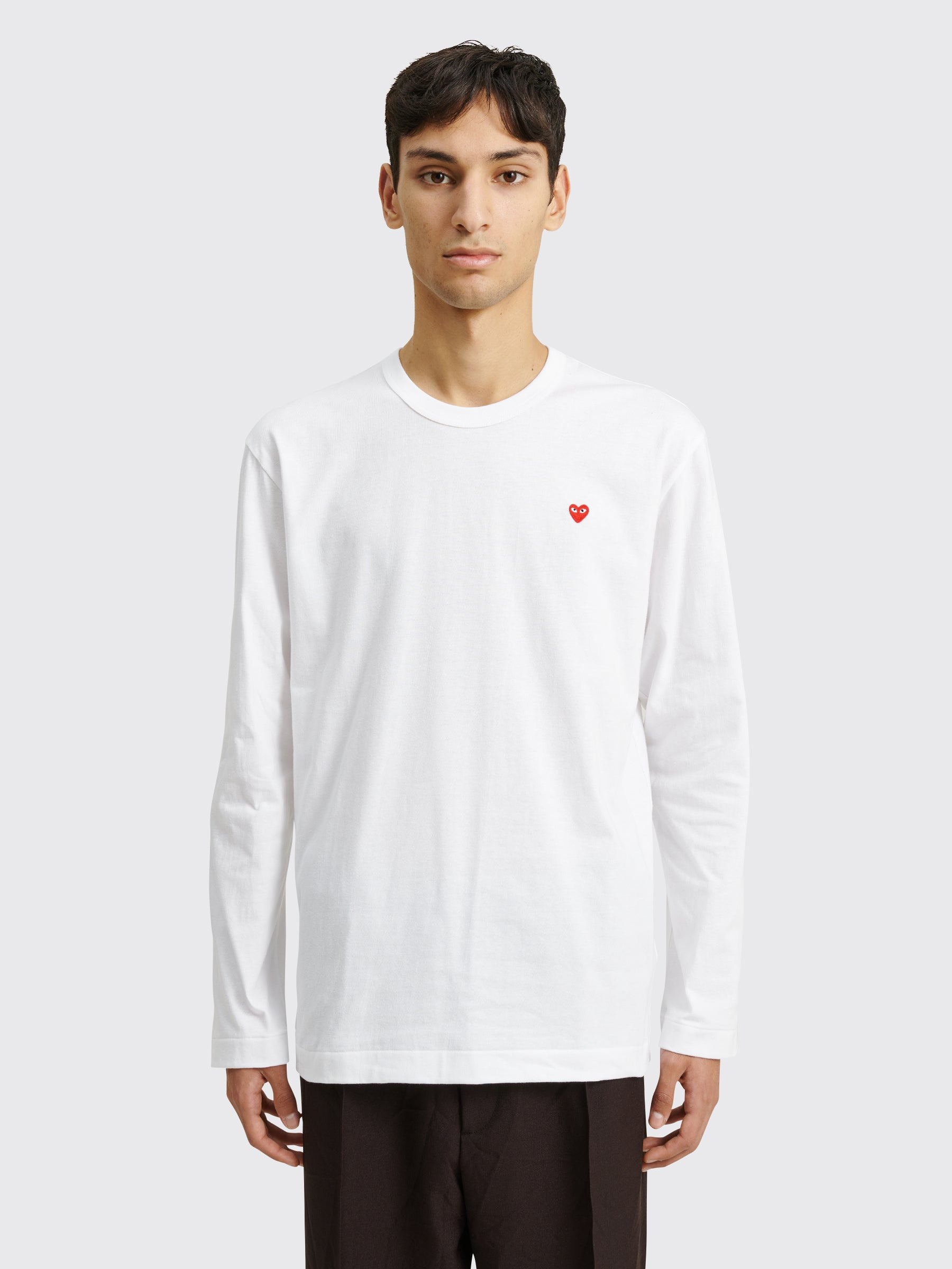 Comme Des Garçons COMME DES GARÇONS PLAY MINI HEART LS T