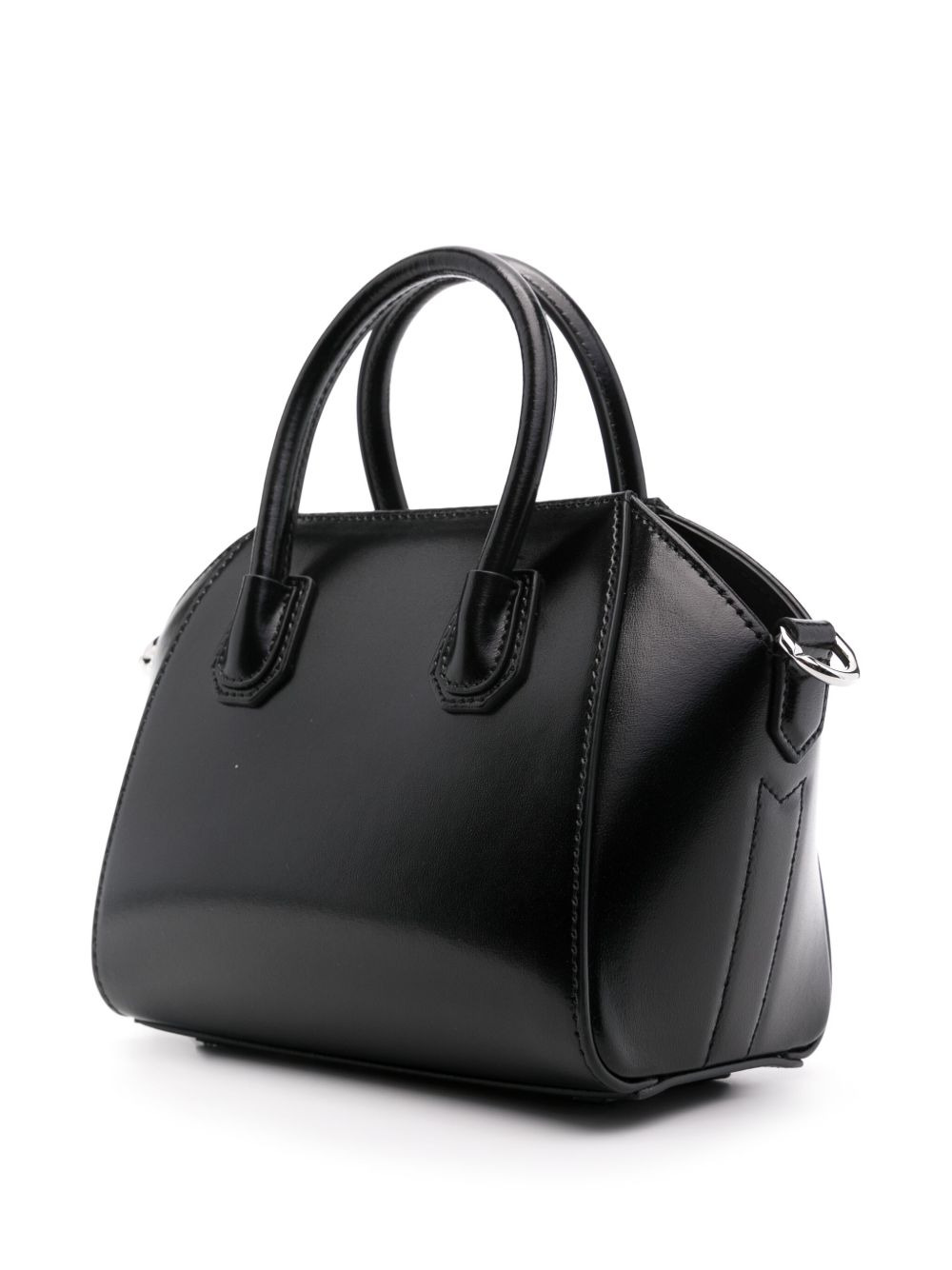 mini Antigona leather tote bag - 3