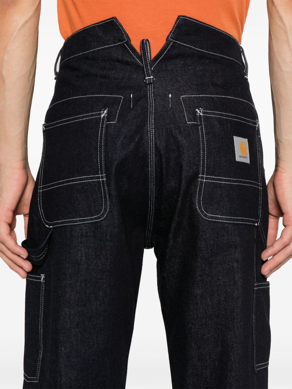 X CARHARTT STRAIGHT-LEG JEANS - 5