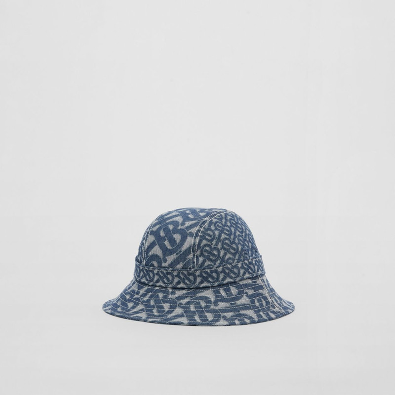 Monogram Motif Denim Bucket Hat 5