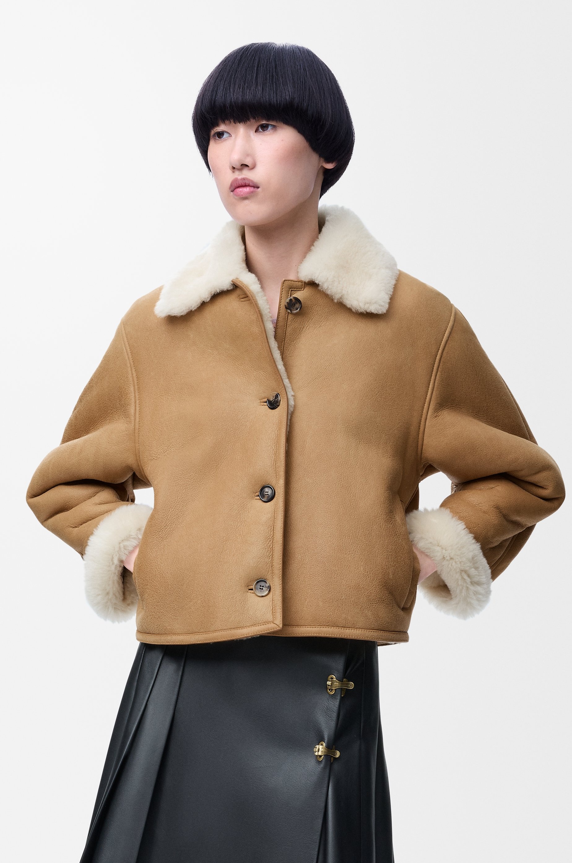 Jacket in shearling - 3