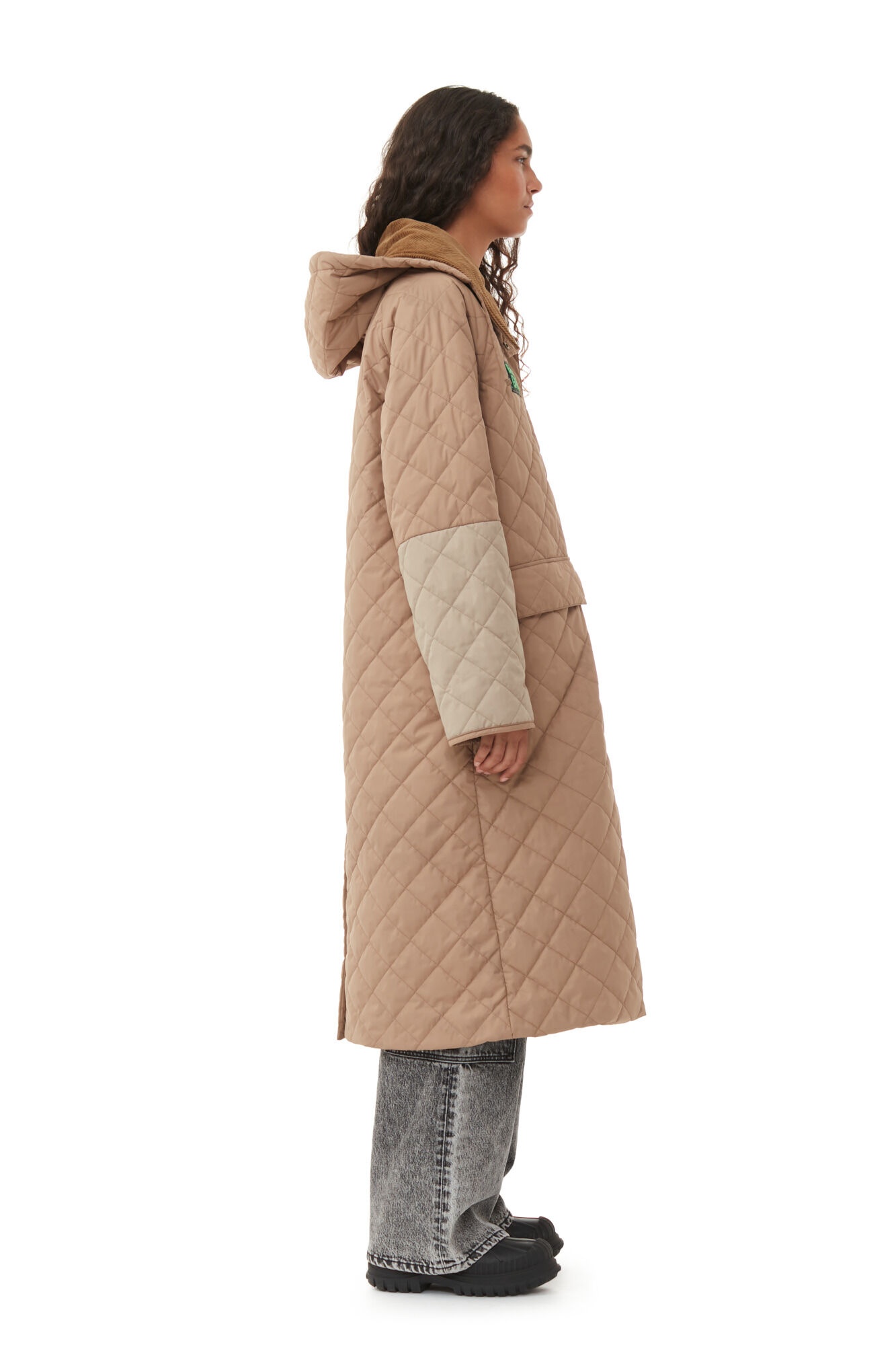 GANNI X BARBOUR BURGHLEY QUILTED JACKET - 5