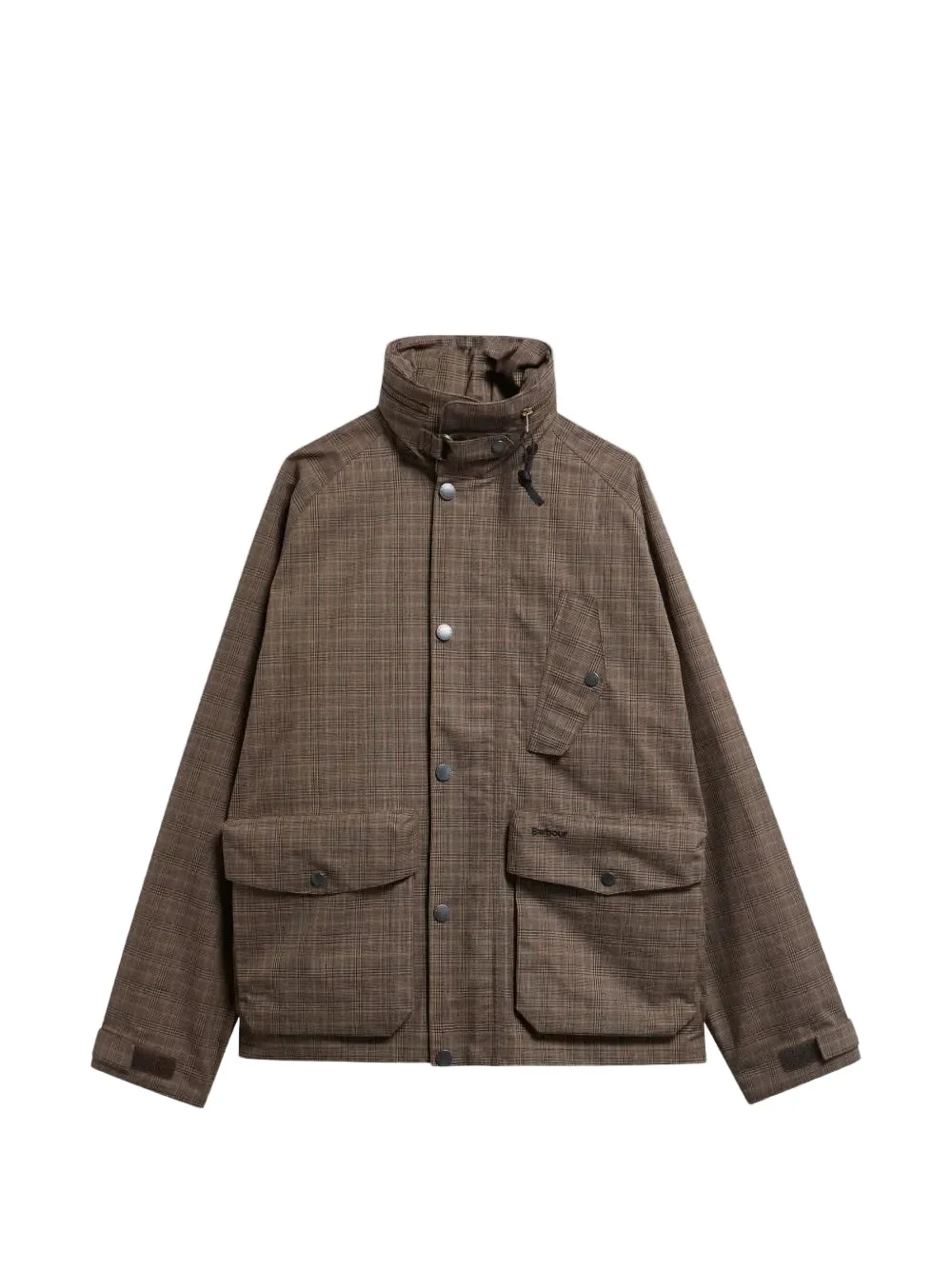 TRANSPORT URSULA CHECK-PATTERN HOODED JACKET - 1