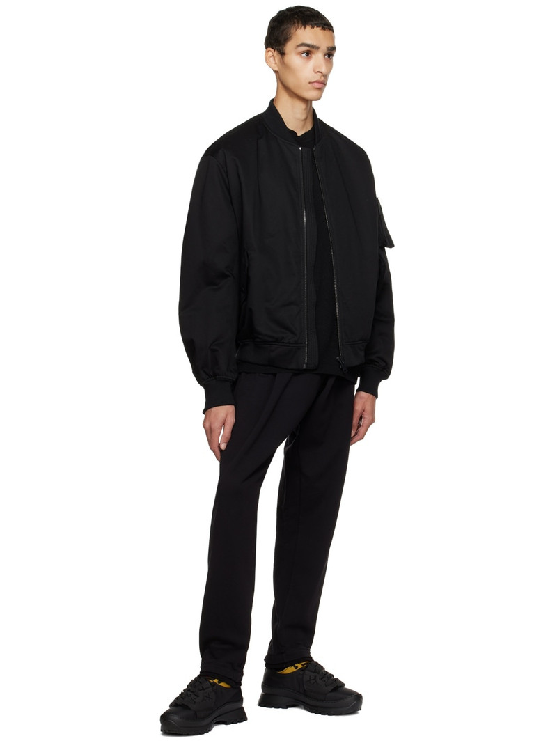 424 Black Embroidered Lounge Pants outlook