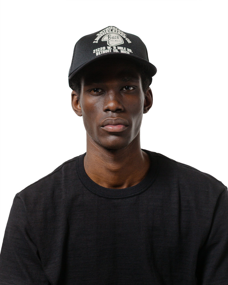 The Real McCoys BA25004 Buco Mesh Cap / Enthusiast Black outlook