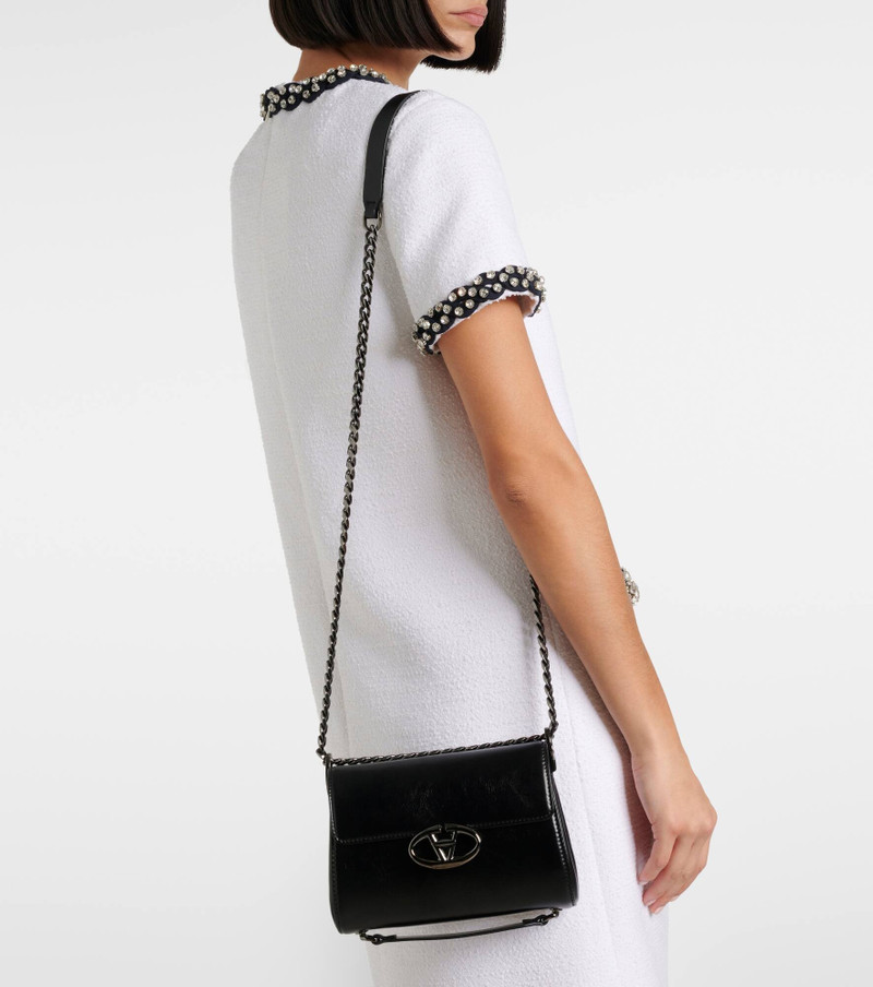 VLogo Locker Small leather crossbody bag 2
