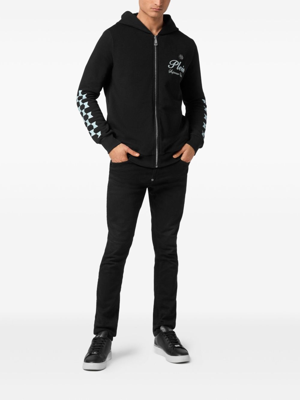 cotton-blend hoodie - 2