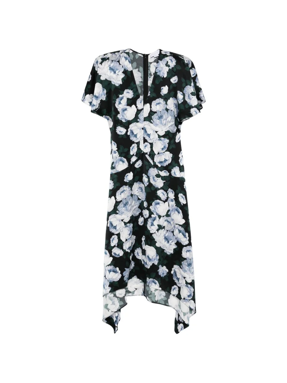 Envers V-neck floral midi dress - 1
