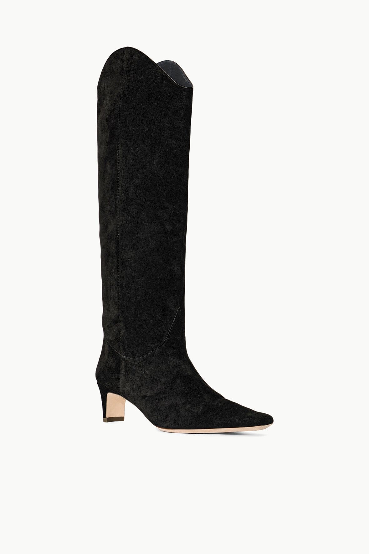 STAUD WESTERN WALLY BOOT BLACK SUEDE - 3