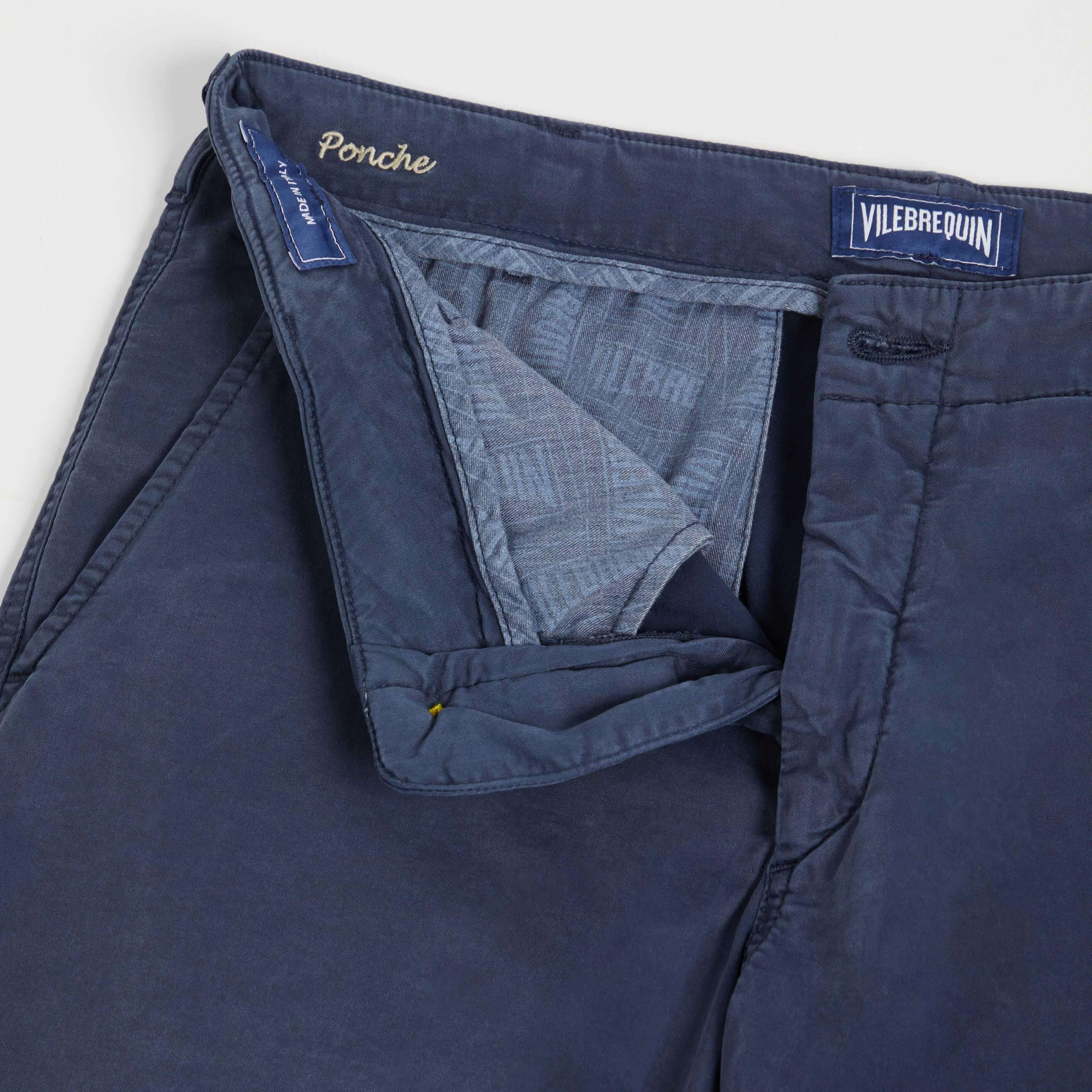 Men Tencel Satin Bermuda Shorts Solid - 6