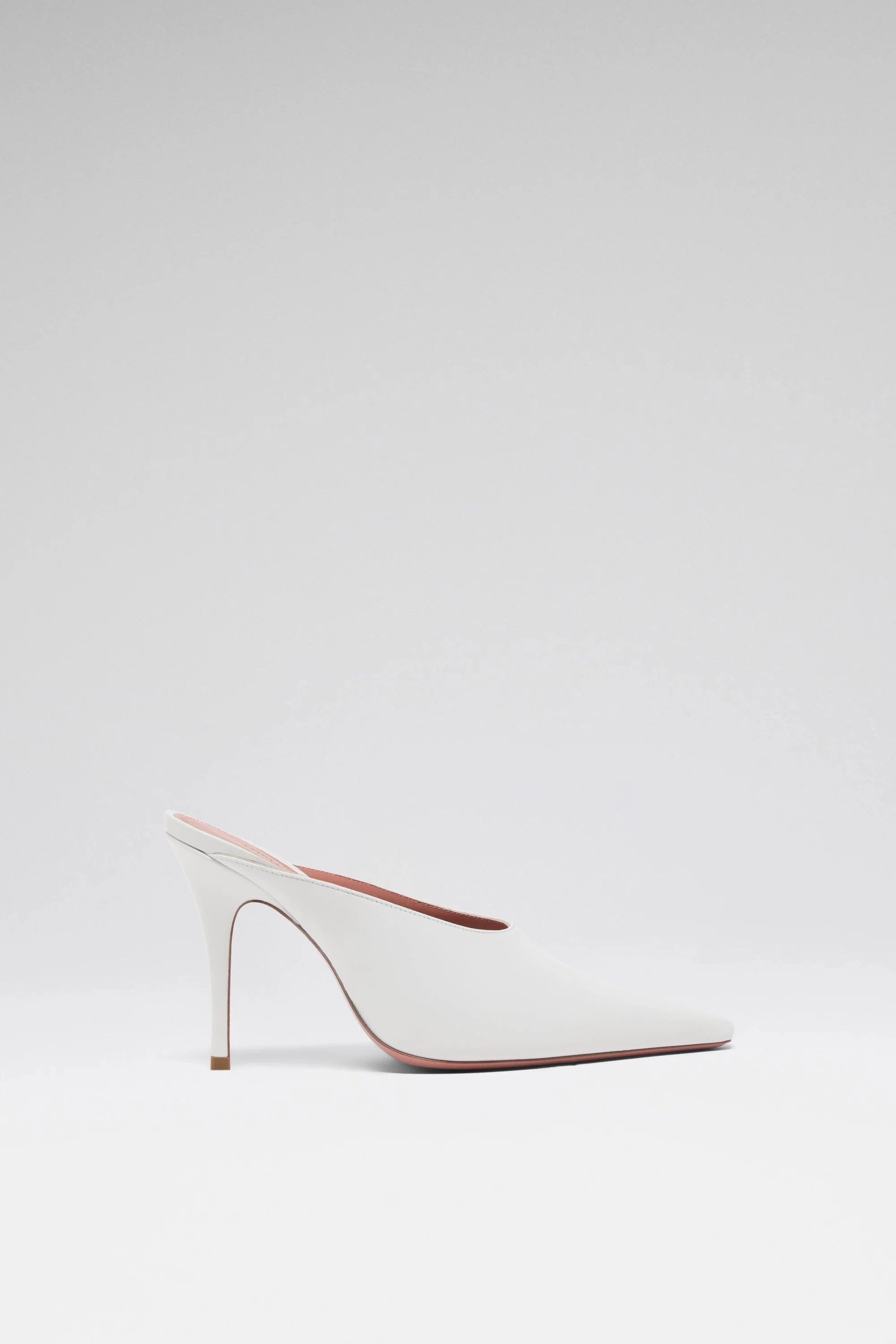 FELICIA MULE 100 WHITE NAPPA - 1