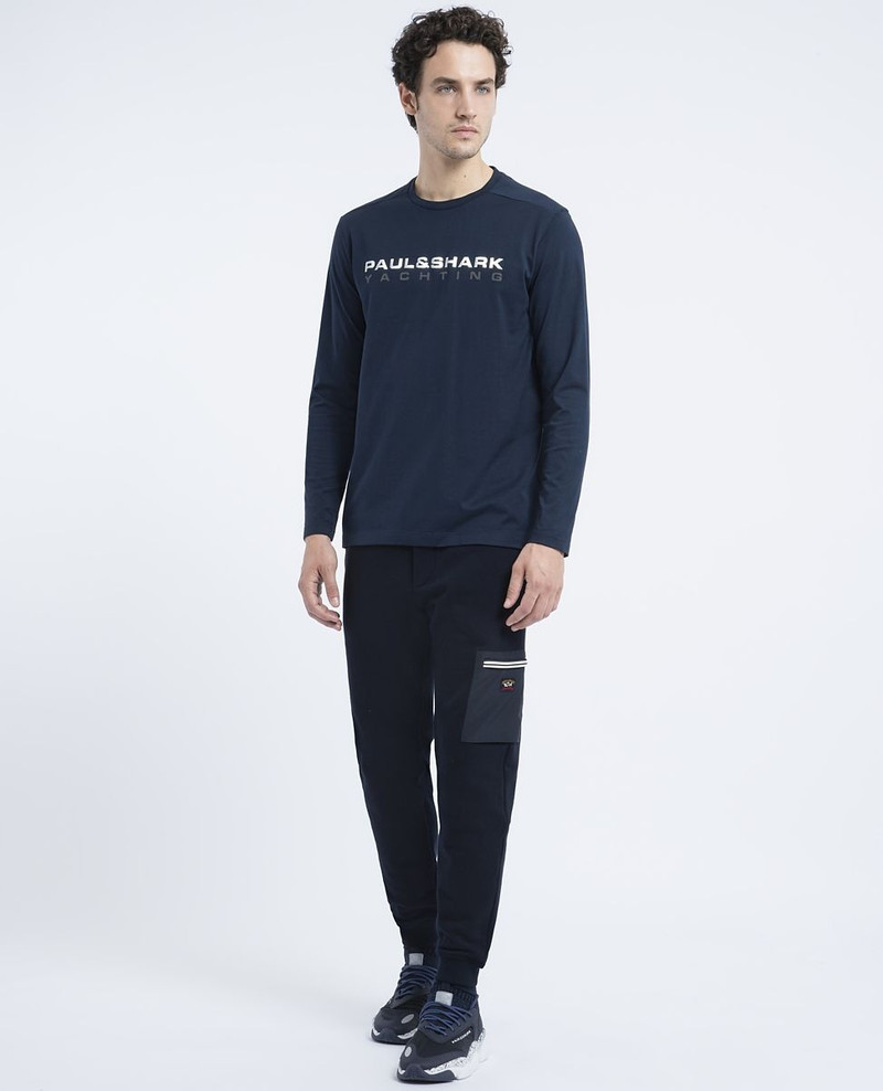 Paul & Shark Organic cotton Track Pants outlook