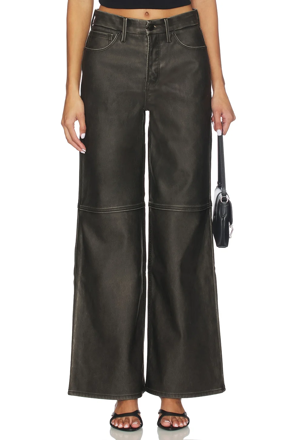 Good Skate Faux Leather Pants - 1