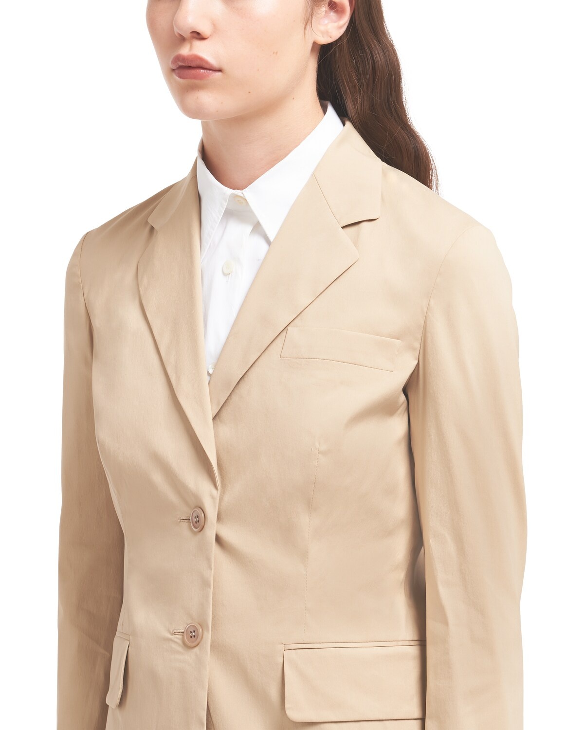 Stretch cotton poplin jacket - 5