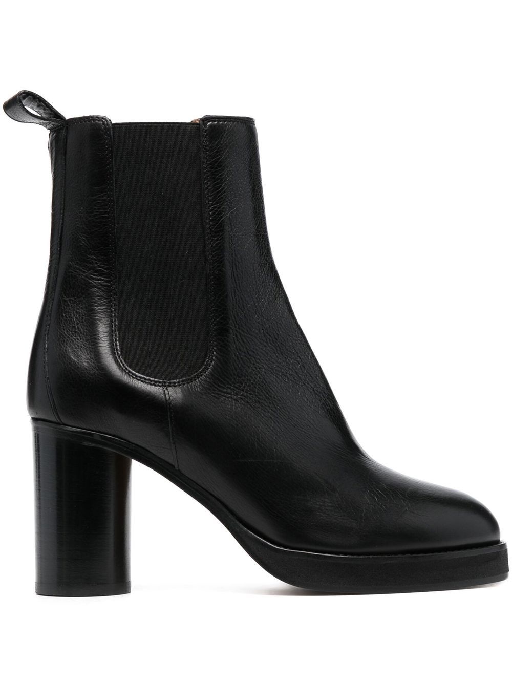 90mm leather ankle boots - 1