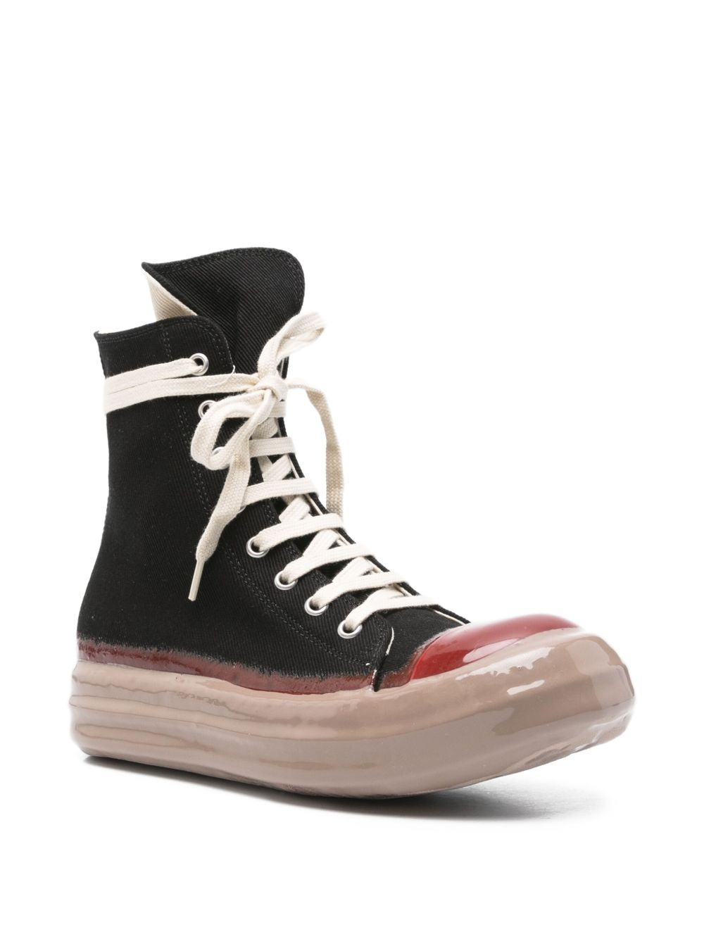 high-top lace-up sneakers - 2