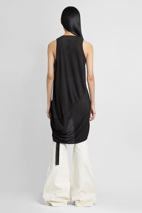 Rick owens drkshdw women's black fogachine island tank - 3
