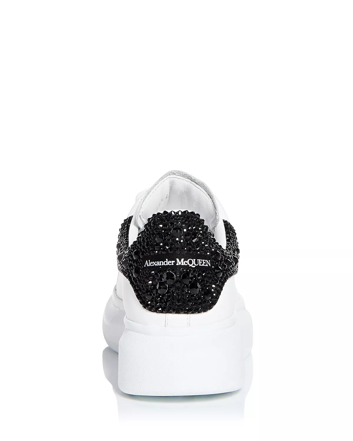 Women's Oversized Crystal Embellished Heel Sneakers - 4