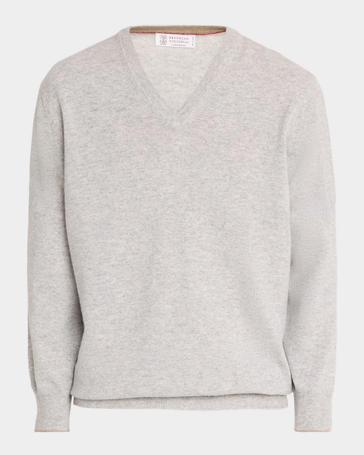 Men's Cashmere V-Neck Sweater - 1