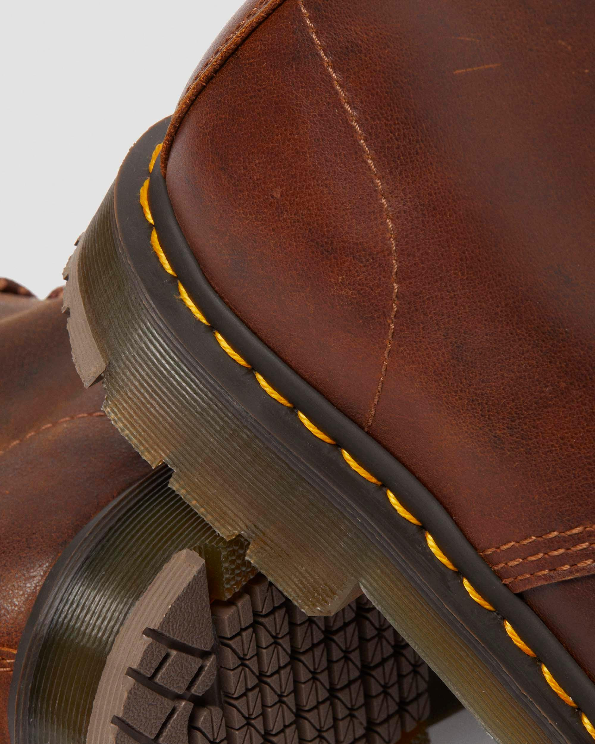 1460 Slip Resistant Leather Lace Up Boots - 4