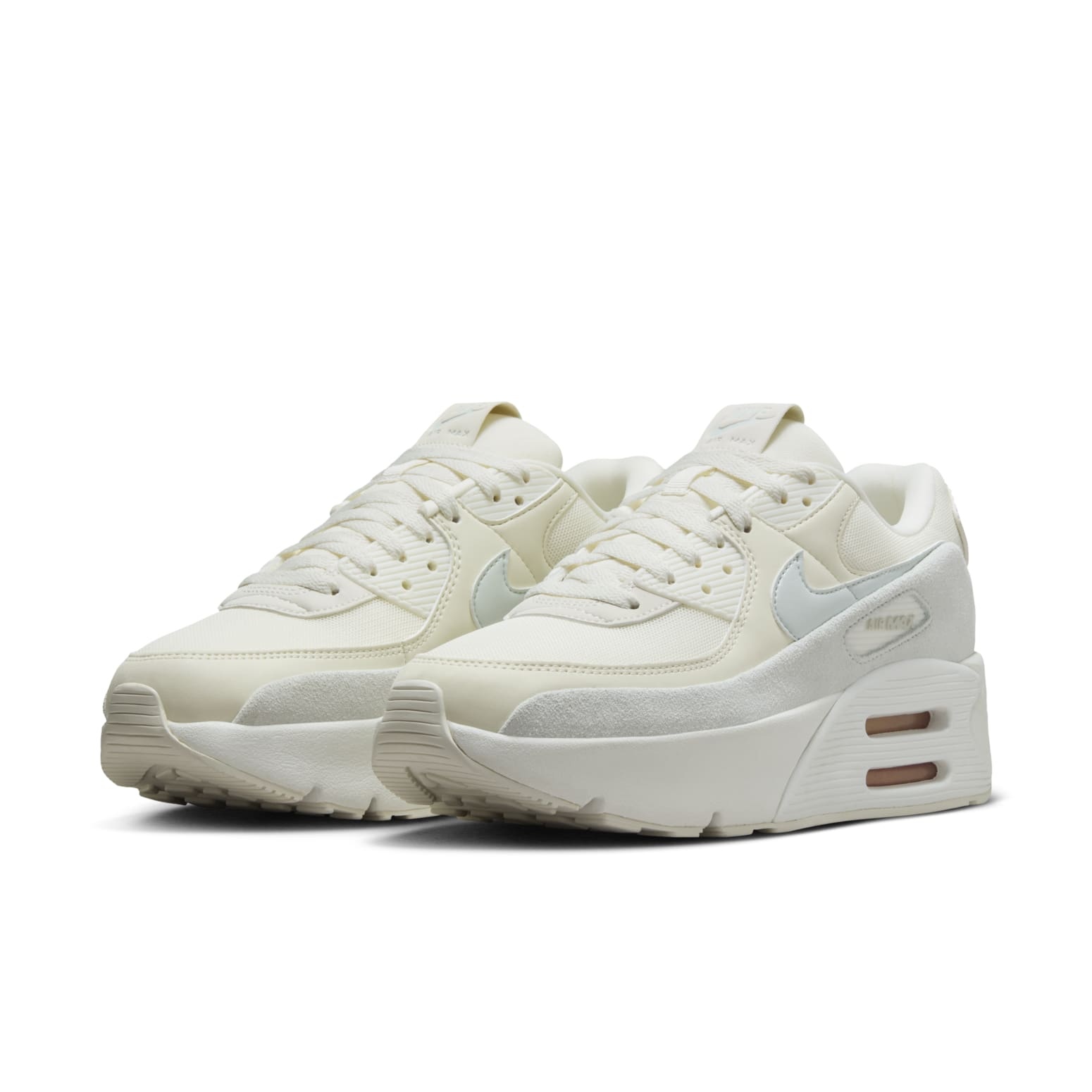 ★Nike★ Air Max 90 LV8 SE W Pale Ivory Barley Gray Sail Pho NIKE AIR MAX 90 LV8 SE PALE IVORY/BARELY GREY-SAIL-PHOTON