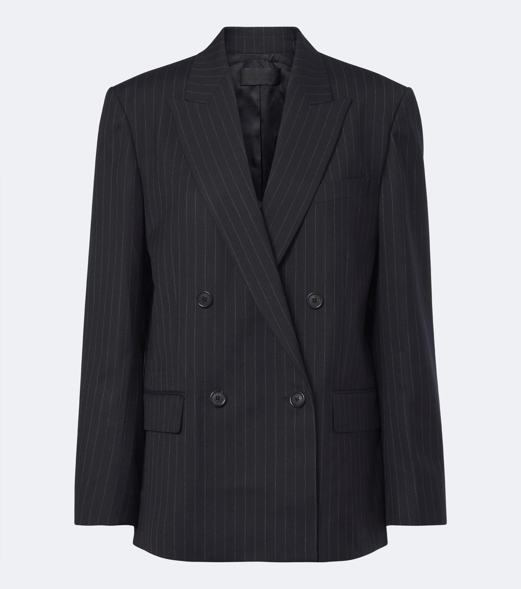 Leston pinstriped wool blazer - 1