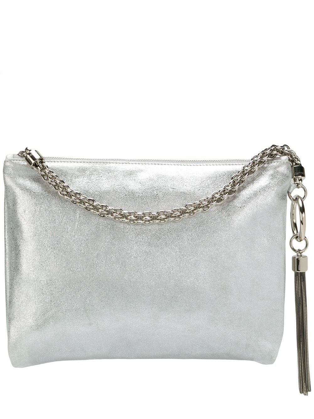 Callie metallic tassel clutch - 1