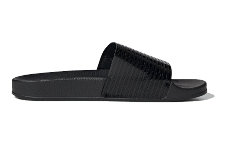 (WMNS) adidas originals Adilette W 'Black' F33934 - 3
