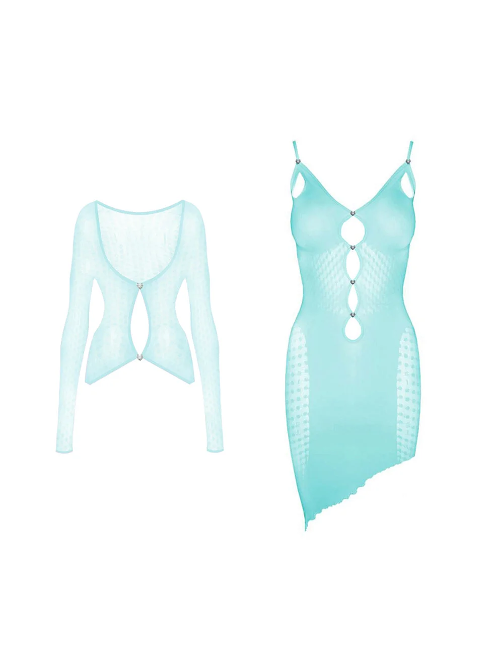LIVIA TOP X ANITA DRESS TURQUOISE - 1