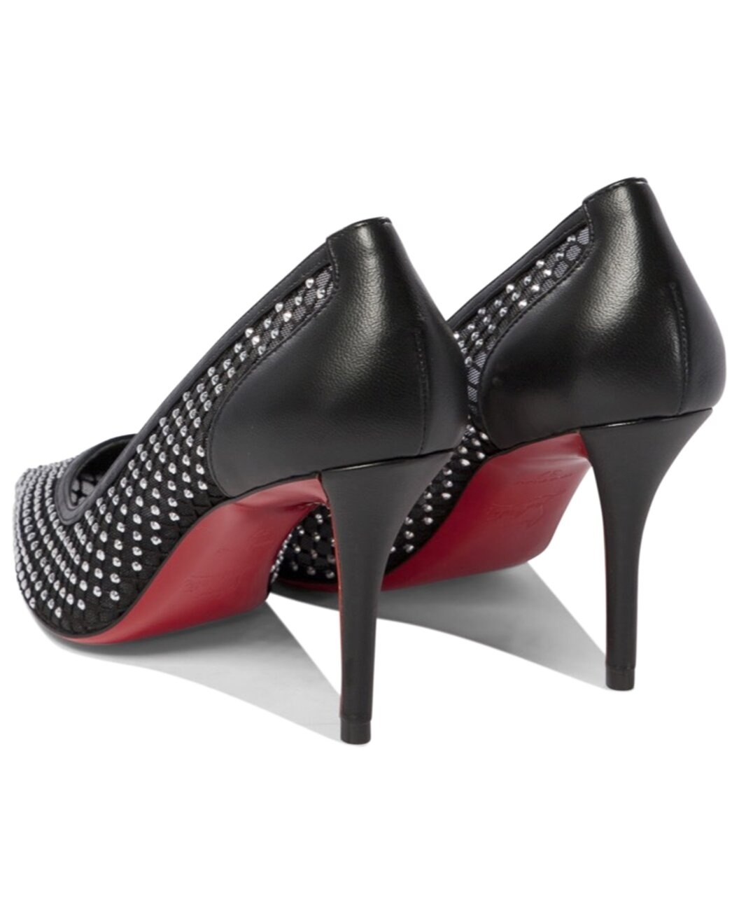 Christian Louboutin Apostropha Mesh Strass Pump - 4