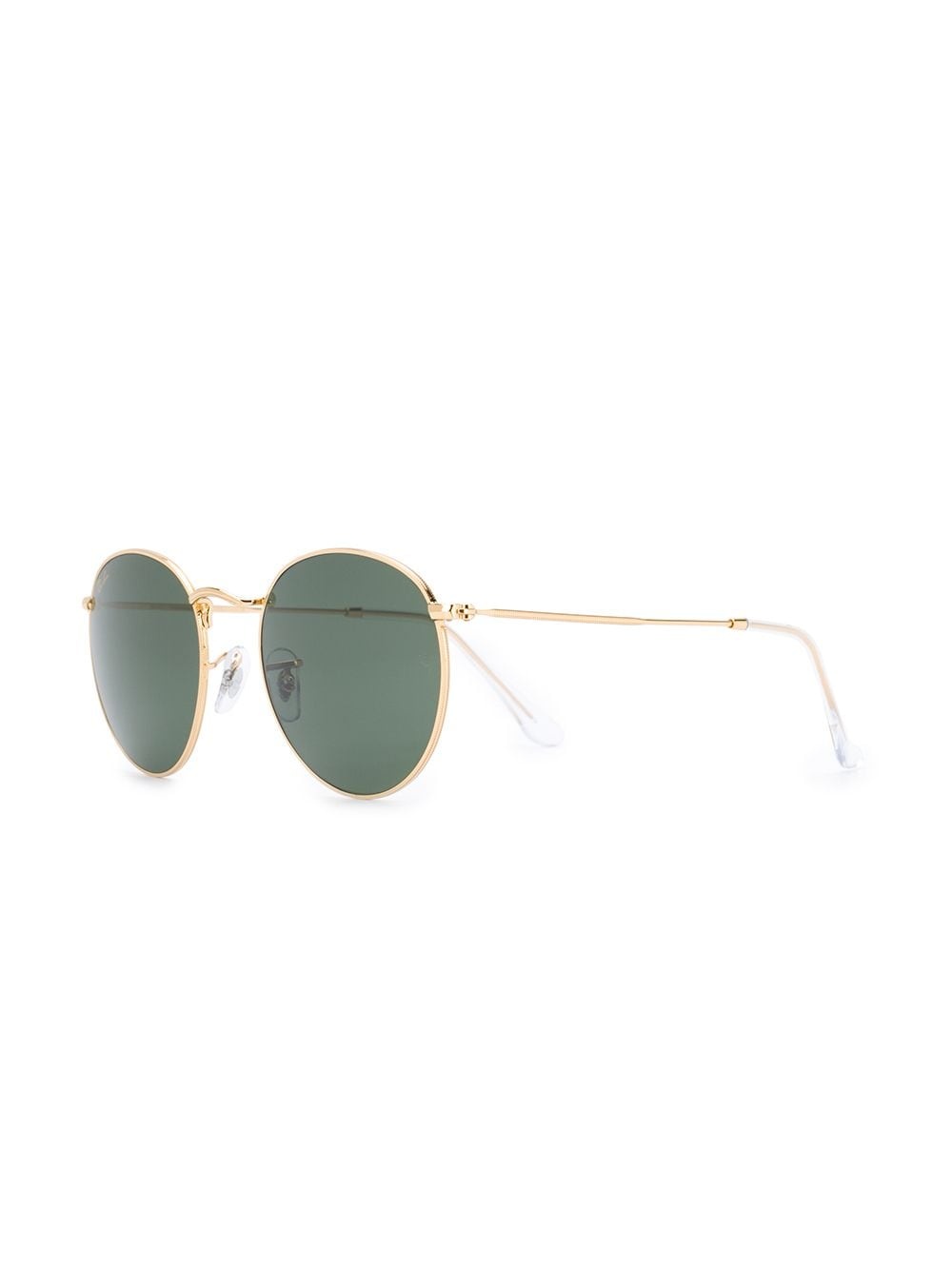 two-tone round-frame sunglasses - 2