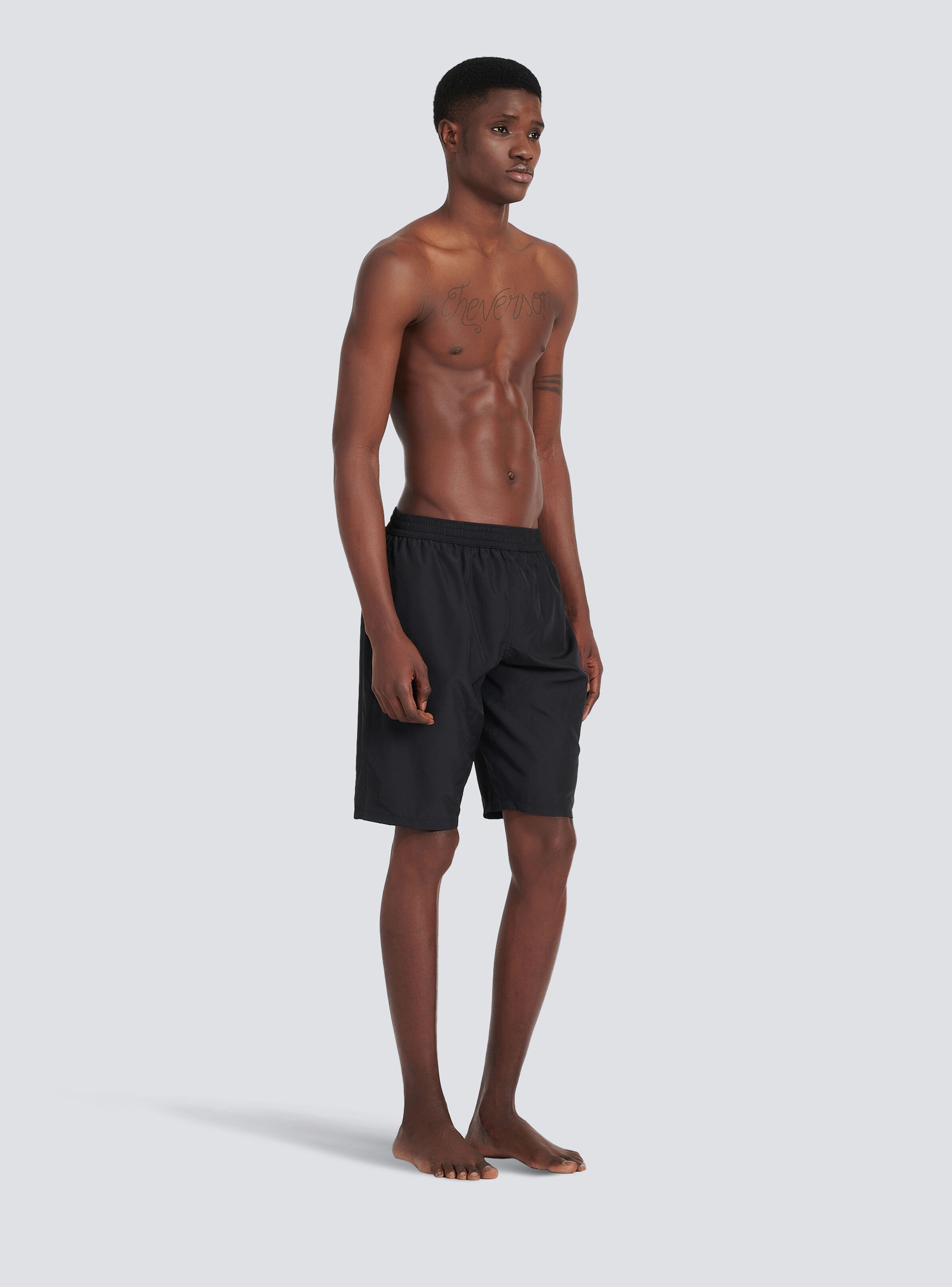 Balmain logo swim shorts - 5