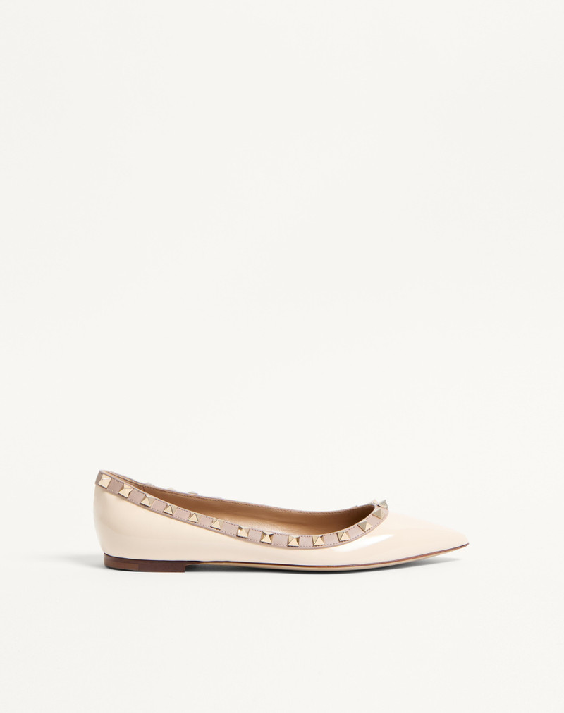 PATENT ROCKSTUD BALLET FLAT - 1