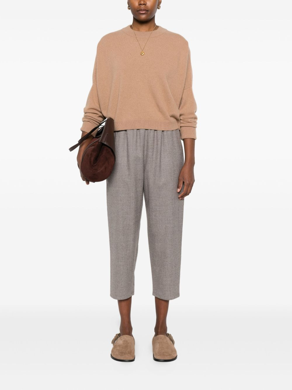 elasticated-waist trousers - 2