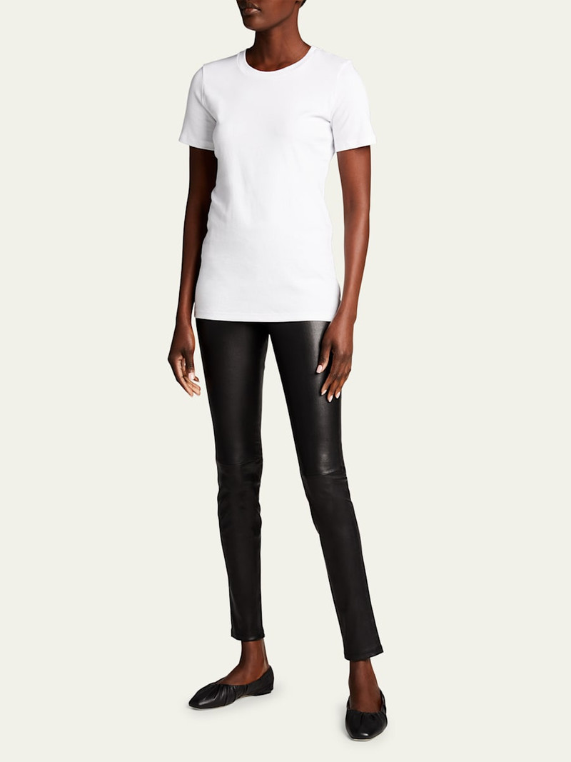 Theory Adbelle Skinny Leather Leggings outlook