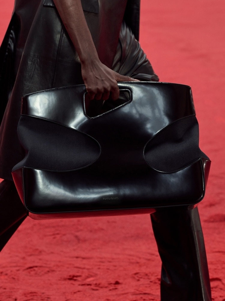 TOP HANDLE BAG WITH CUT-OUT DETAILING - 2