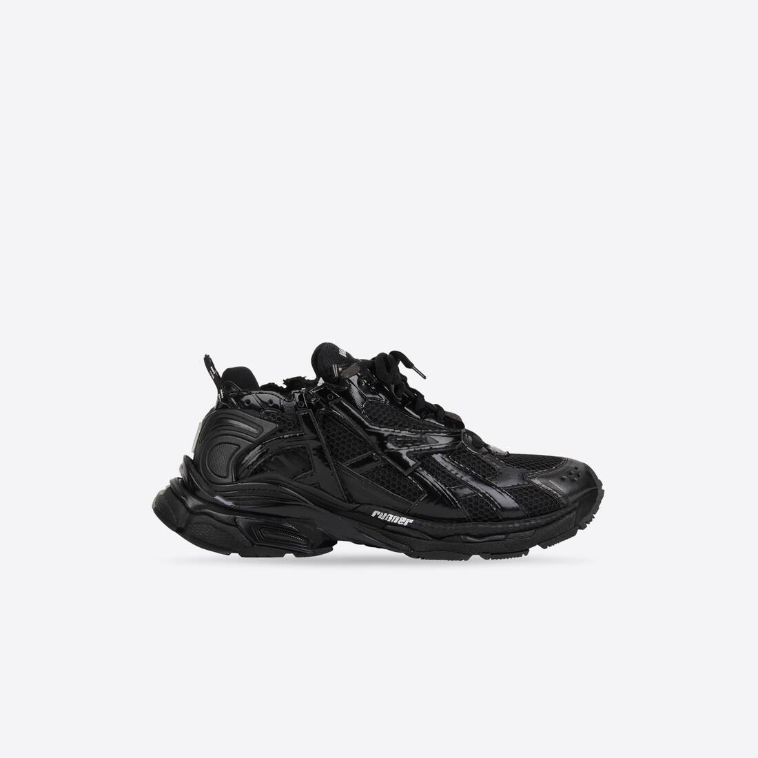 Men's Runner Sneaker in Black - 1