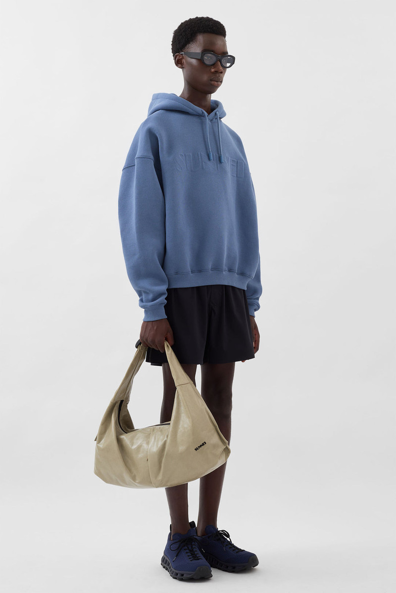 DOUBLE HOODIE / blue horizon 3