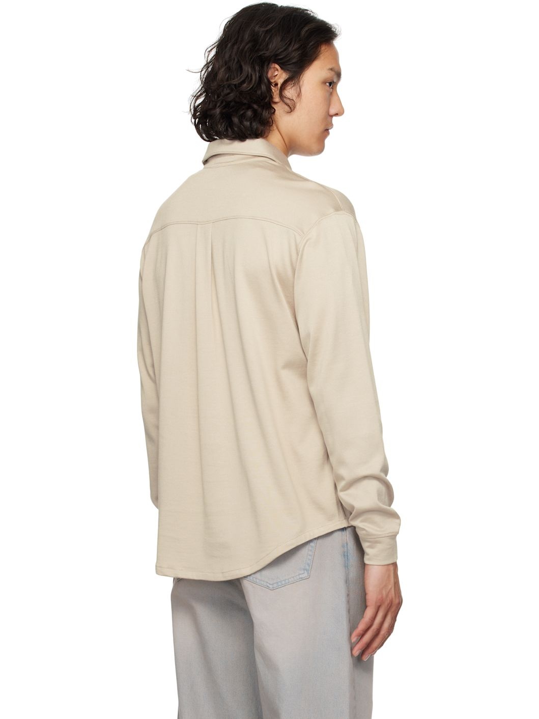 Off-White L/S Jersey Button Down Shirt - 3