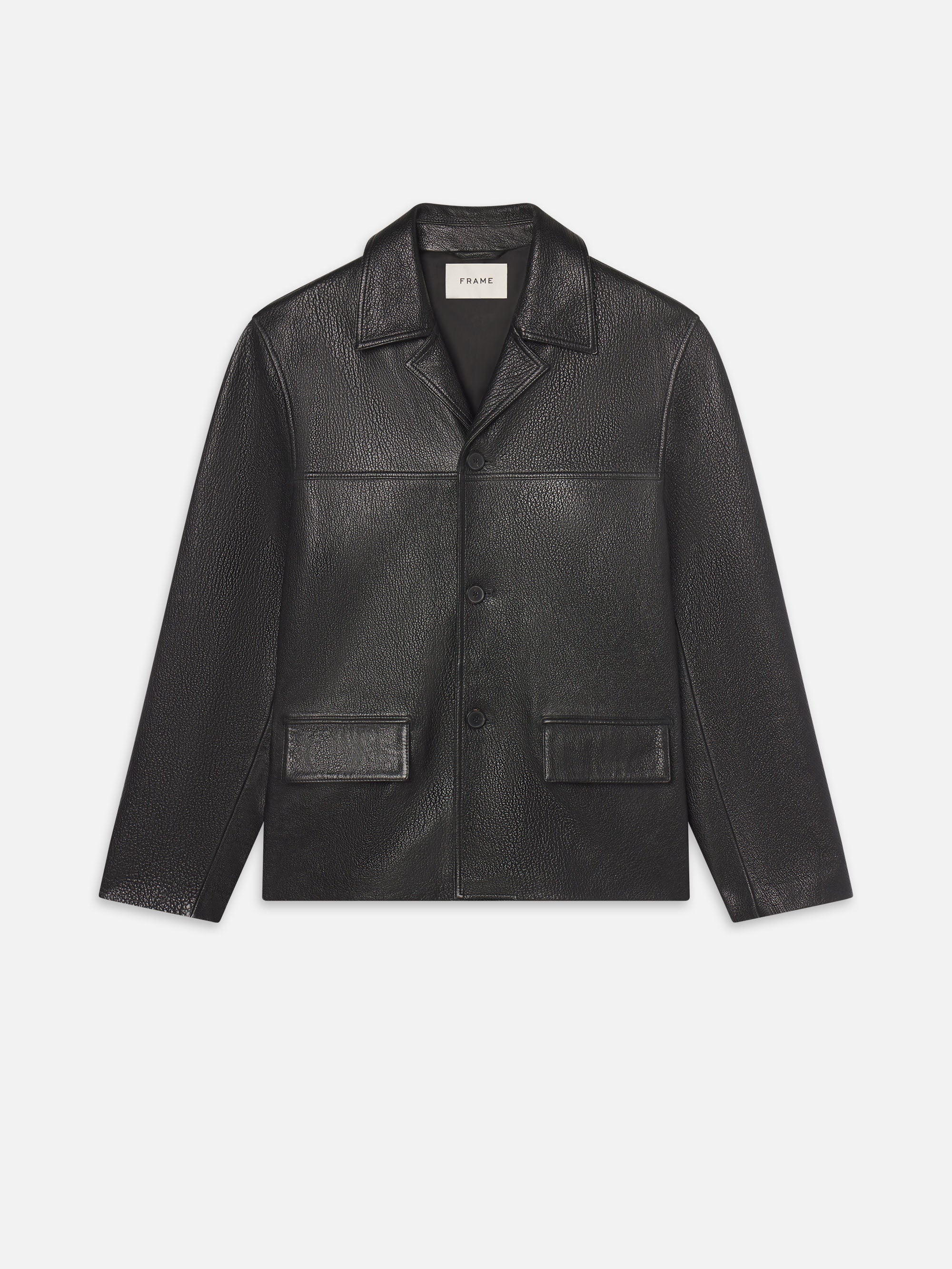 Leather Jacket in Black - 1