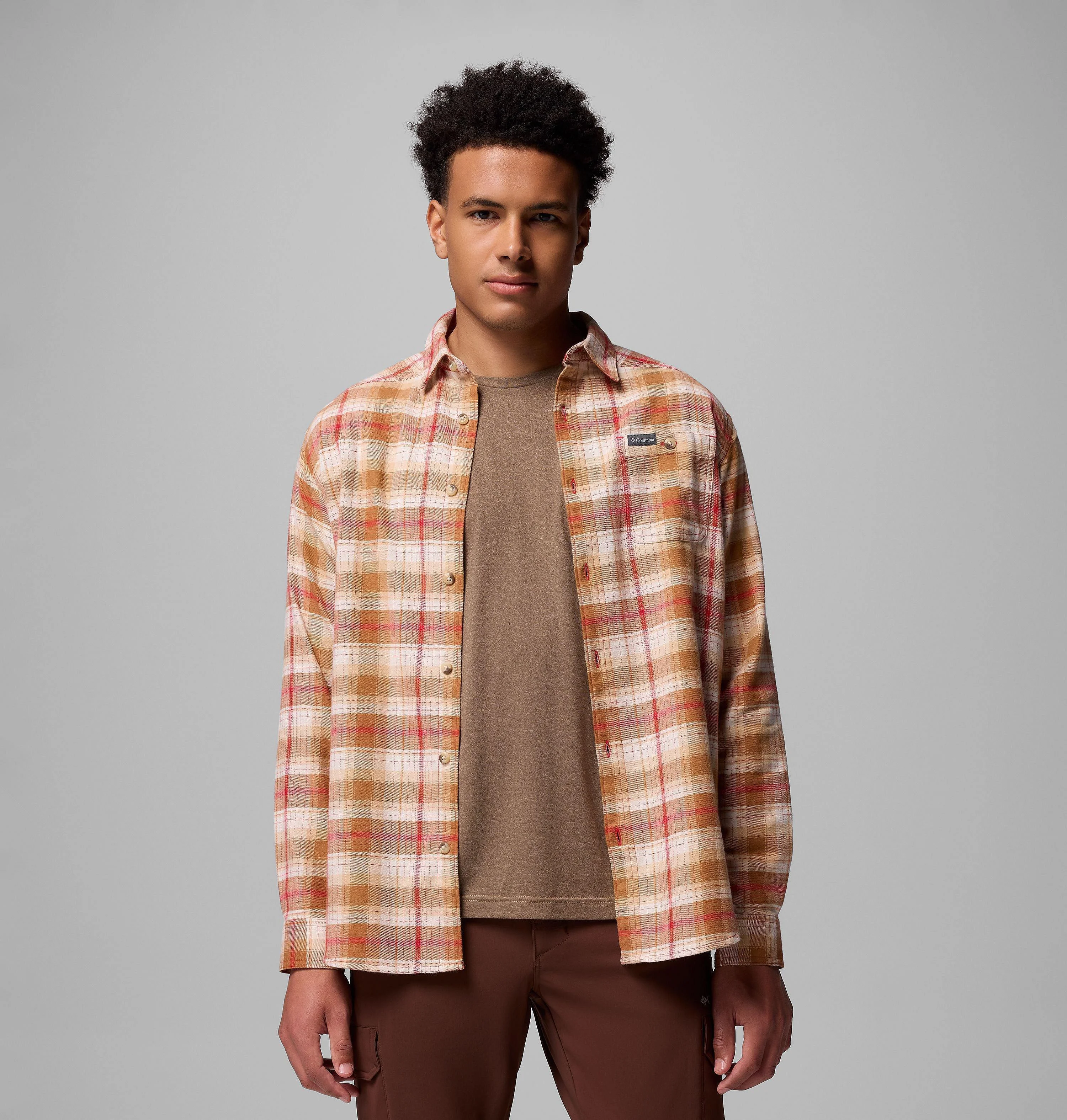 Men's Cornell Woods Flannel Long Sleeve Shirt - 1