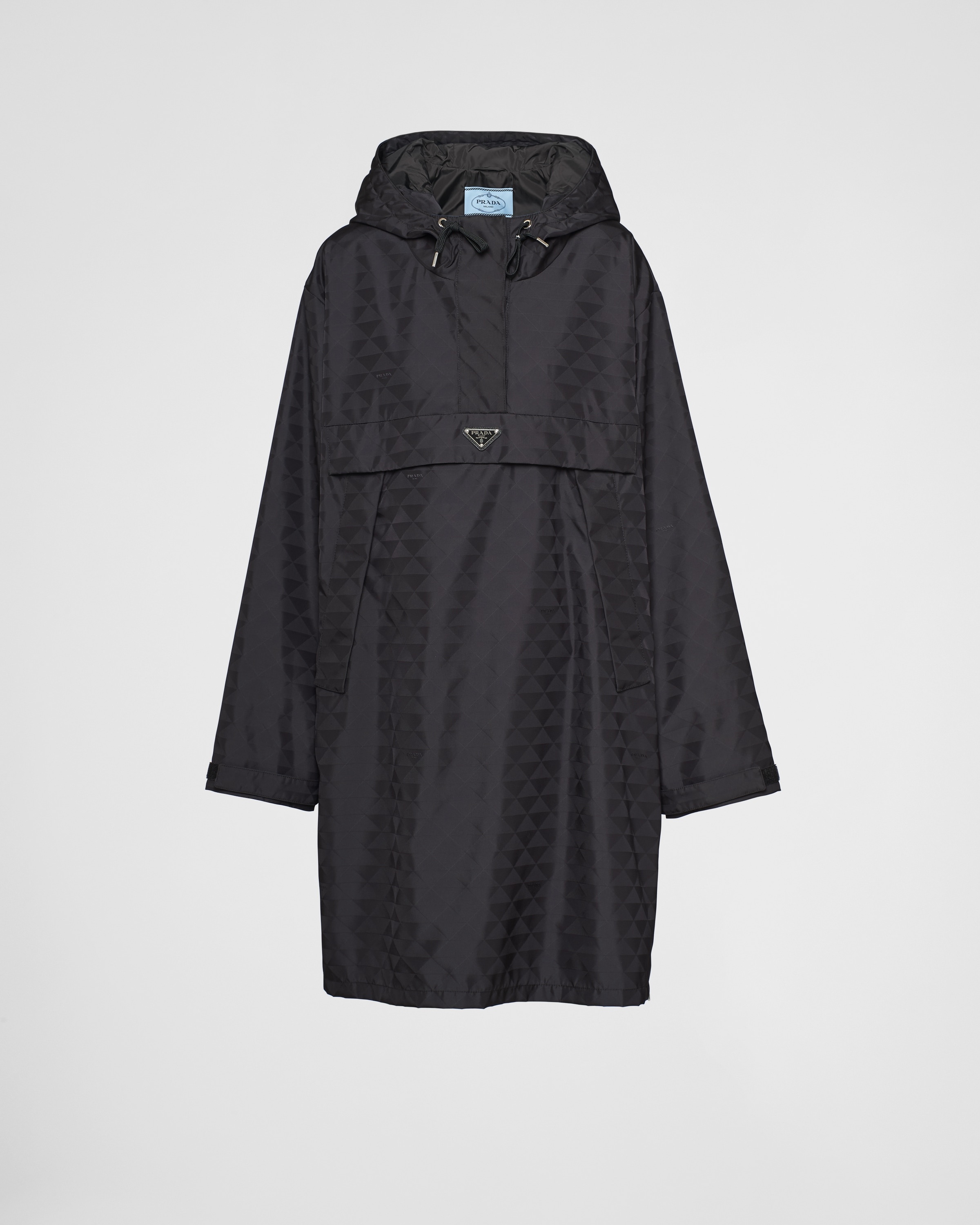 Printed Re-Nylon raincoat - 1
