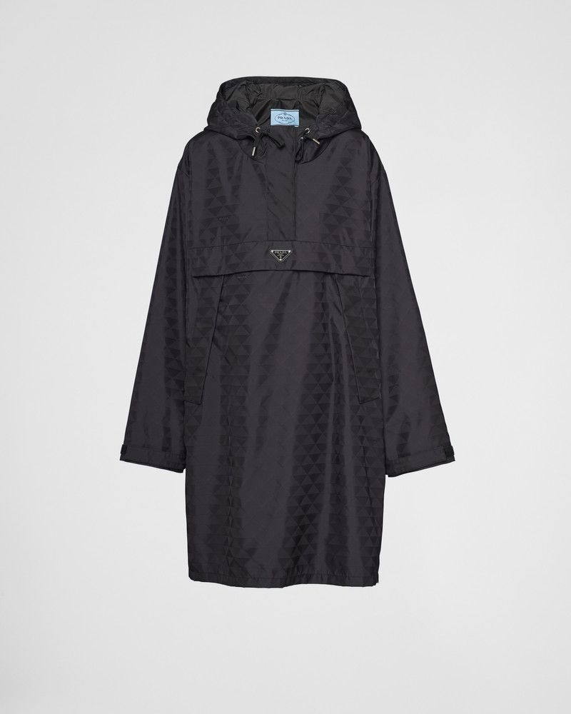 Printed Re-Nylon raincoat 1