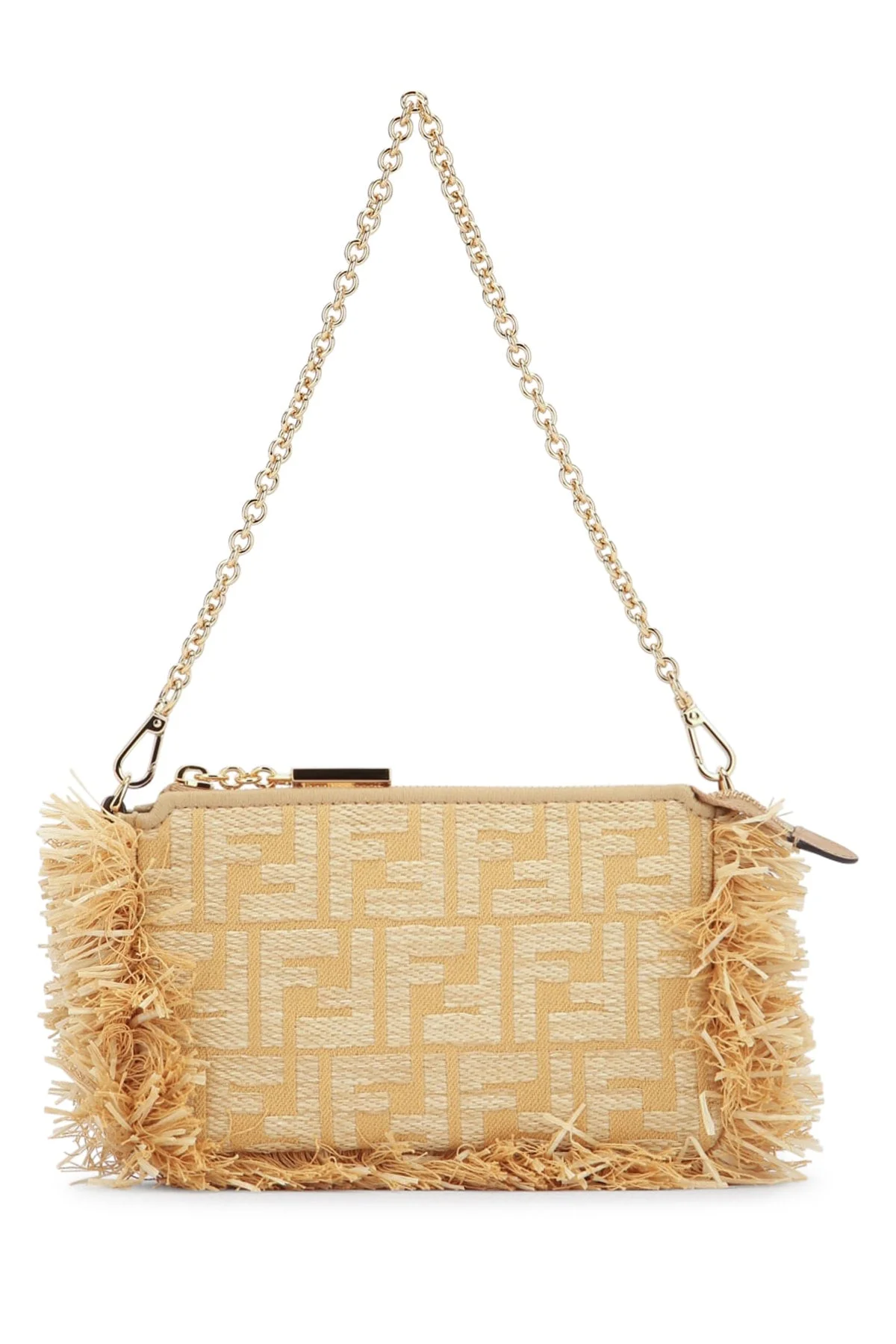 Fendi Women Baguette Pouch Paglia Ff/Vit. - 1